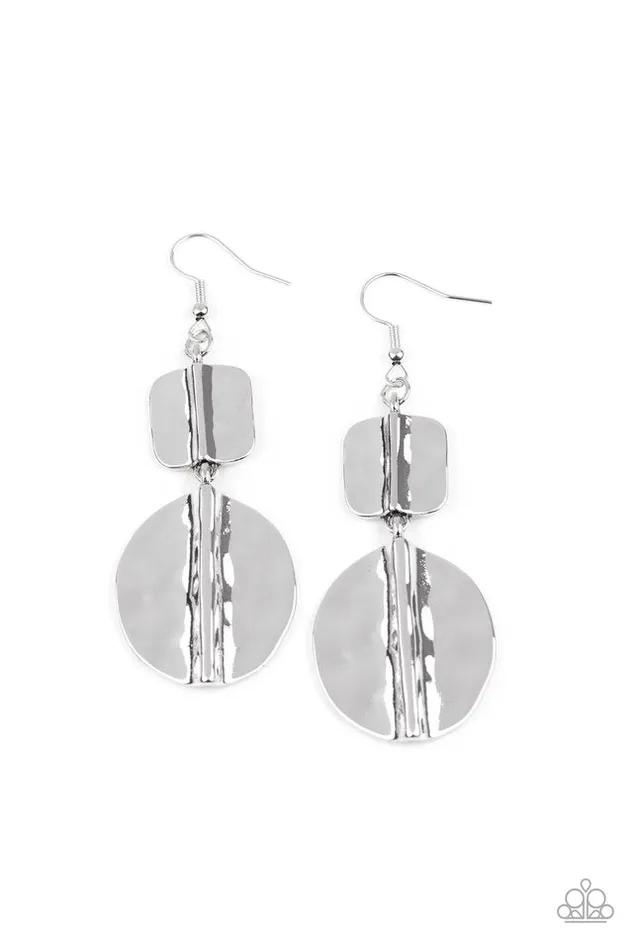 Paparazzi Jewelry Earrings Paparazzi Earring Lure Allure Silver Paparazzi Jewelry Earrings Paparazzi Earring Lure Allure Silver