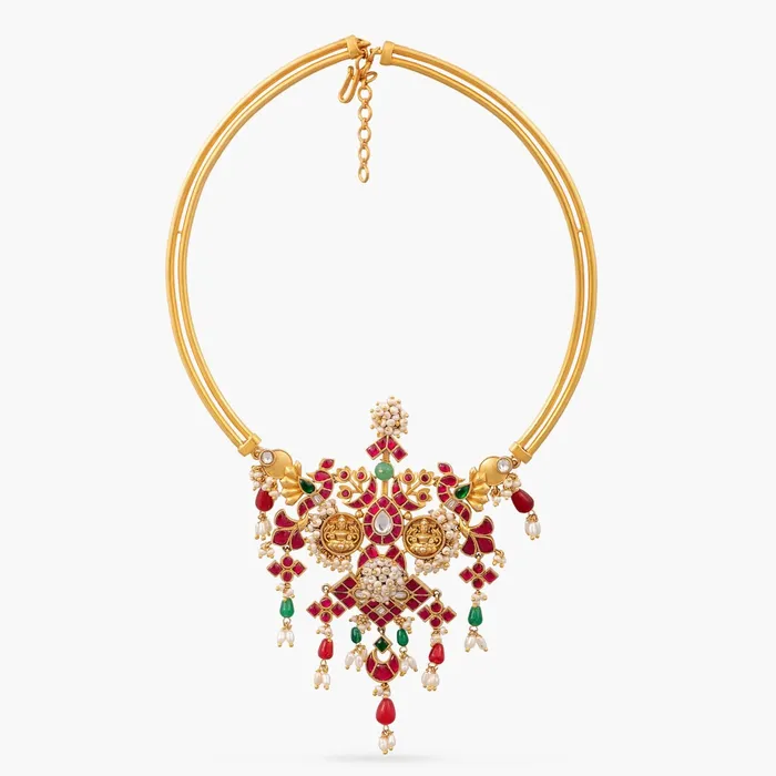 Adyatana Hasli Modern Silver Necklace SILVER Necklaces