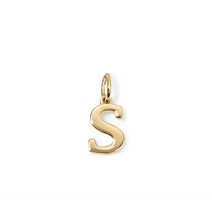 SG Fashion Necklaces Sterling Silver Small Initial Pendant