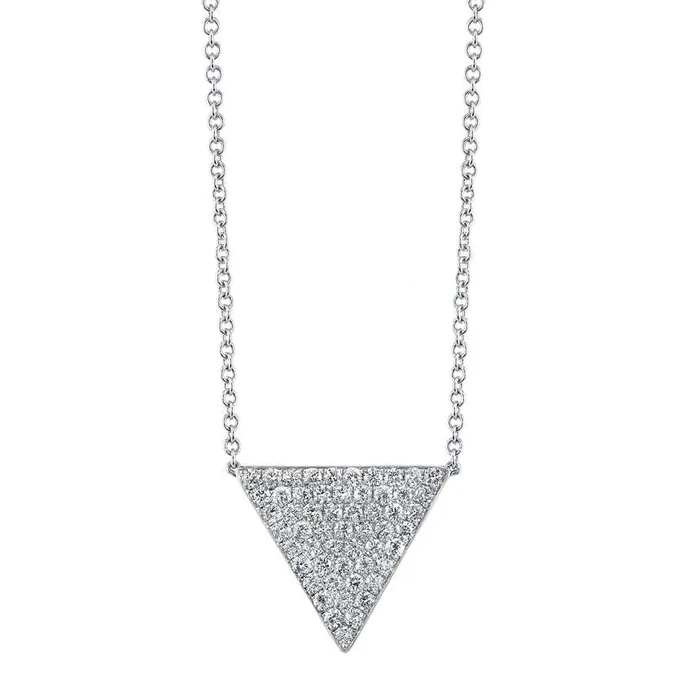 anitako Necklaces LARGE DIAMOND TRIANGLE NECKLACE