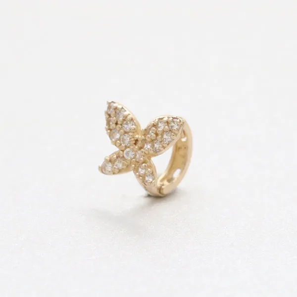 CZ Micro Pave Butterfly Earring from J Shop Earrings