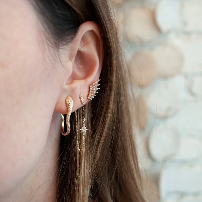Flying Wings Diamonds Earrings Celine DAoust Earrings