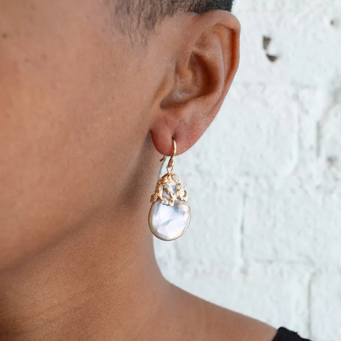 Kimberlin Brown Pearl Drop Earrings Earrings
