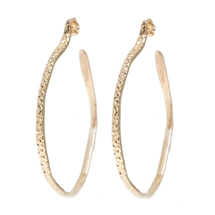 Lauren Wolf Jewelry PreStyled Sets Gold Stingray Hoops