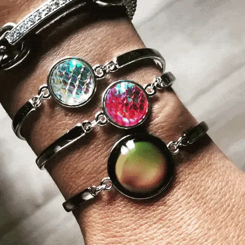 Mood Changing Mermaid Tail Clasp Bracelet Bracelets