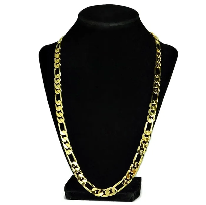 Necklaces Bling Cartel Admin 18K Gold Plated Figaro Chain Figaro Chain Necklace 9MM 24 Necklaces Bling Cartel Admin 18K Gold Plated Figaro Chain Figaro Chain Necklace 9MM 24