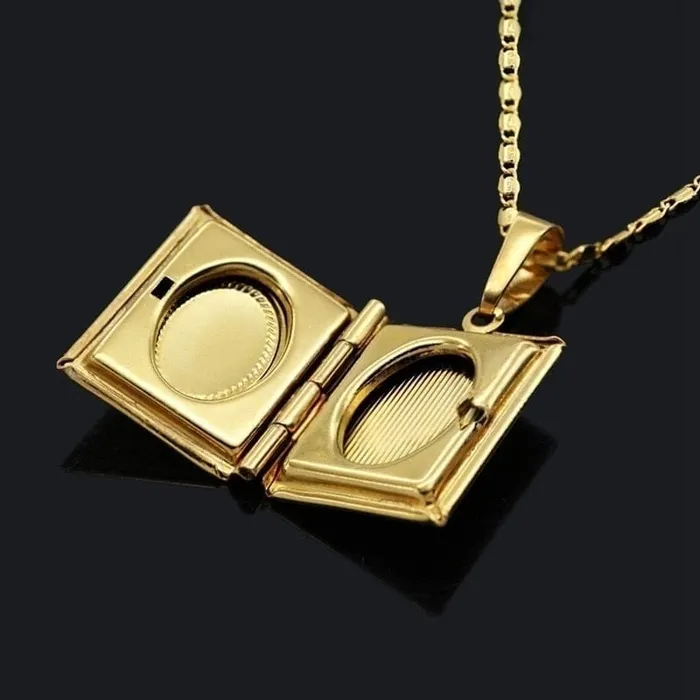 Necklaces VVS Jewelry Quran Photo Pendant Necklace