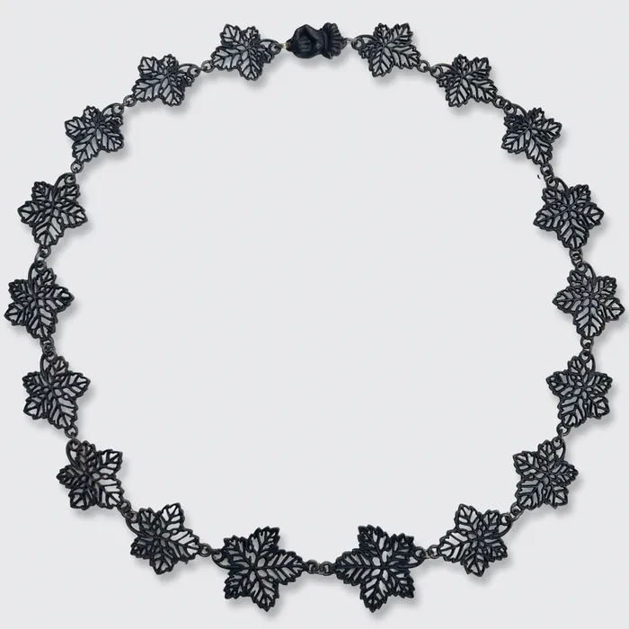 Reserved for C payment 456 Georgian Fer de Berlin Oak Leaves Necklace 21stfinds Necklaces