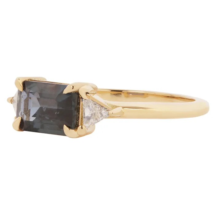 Rings Lauren Wolf Jewelry Majestic Teal Sapphire Ring