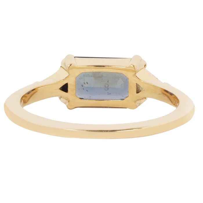 Rings Lauren Wolf Jewelry Majestic Teal Sapphire Ring