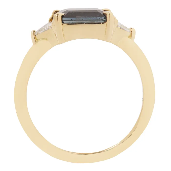 Rings Lauren Wolf Jewelry Majestic Teal Sapphire Ring
