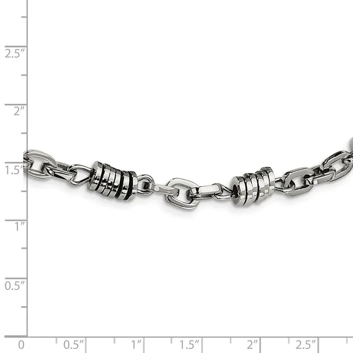 Stainless Steel Polished 20in Necklace Chisel Necklaces Stainless Steel Polished 20in Necklace Chisel Necklaces