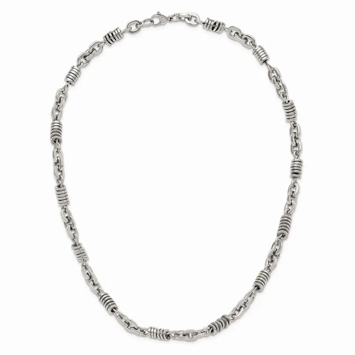 Stainless Steel Polished 20in Necklace Chisel Necklaces Stainless Steel Polished 20in Necklace Chisel Necklaces
