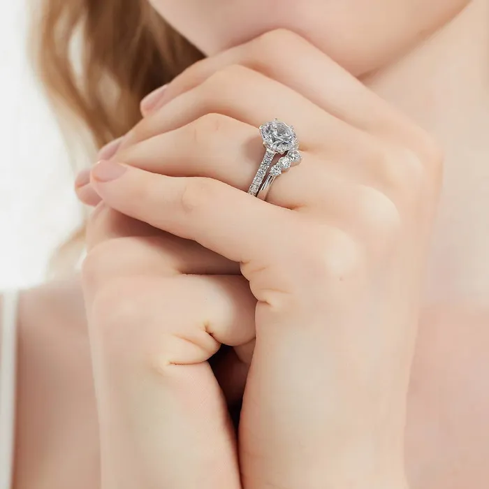 5Stone Solitaire 27ct CZ Ring Set in Sterling Silver BERRICLE Rings