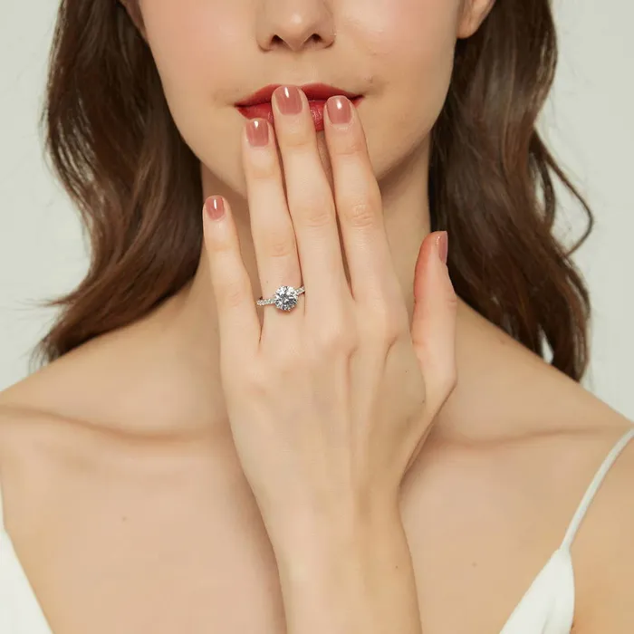 5Stone Solitaire 27ct CZ Ring Set in Sterling Silver BERRICLE Rings