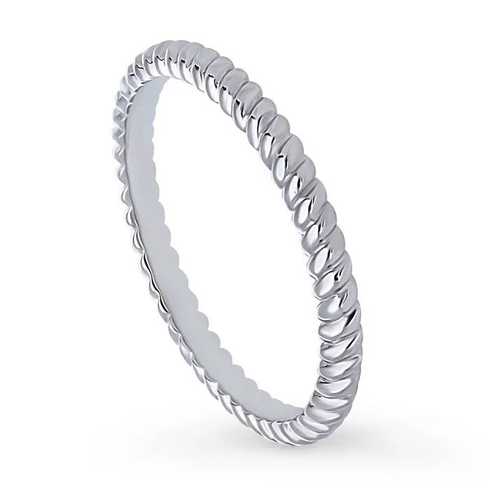 BERRICLE Rings Woven Band in Sterling Silver
