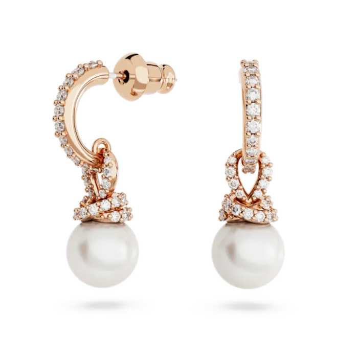 Earrings Swarovski Swarovski Originally Drop Earrings White Rose goldtone plated Earrings Swarovski Swarovski Originally Drop Earrings White Rose goldtone plated