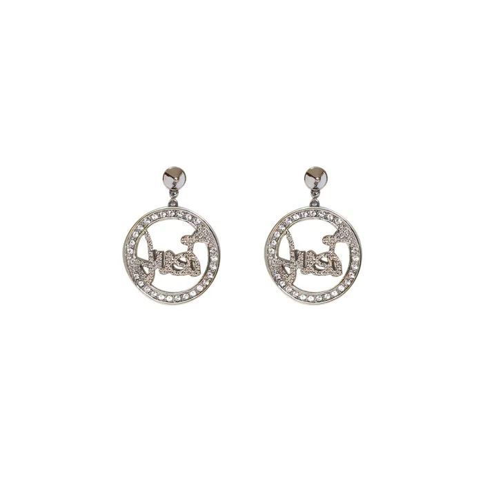 Just Cavalli Earrings Just Cavalli Fashion Earrings With Just Round Logo