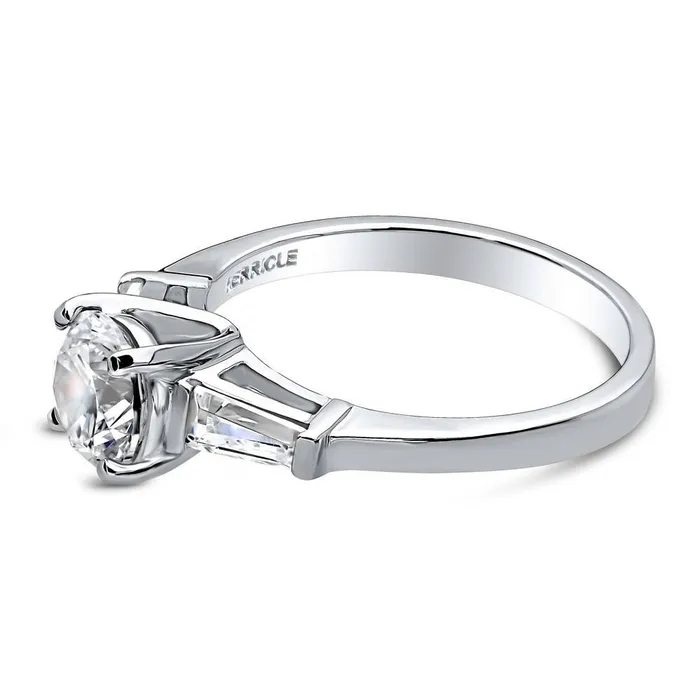 Rings BERRICLE Solitaire 1ct CZ Ring in Sterling Silver