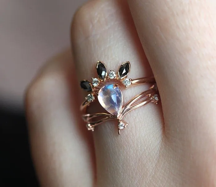 Rings capucinne Arizona Pear Opal Ring Ready to Ship