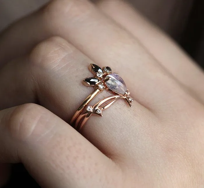 Rings capucinne Arizona Pear Opal Ring Ready to Ship