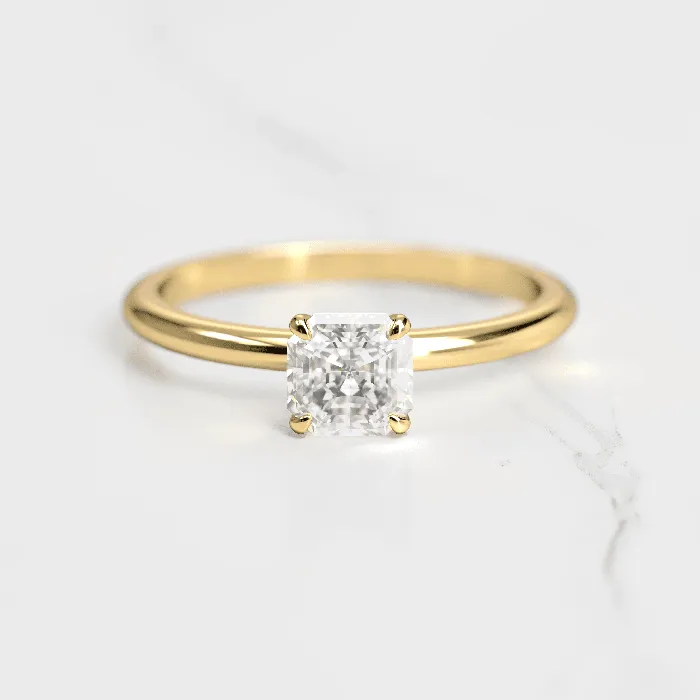 Rings Capucinne Asscher Solitaire Diamond Ring