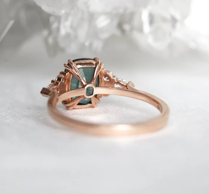 Rings Caroline Sapphire Diamond Ring Set Capucinne