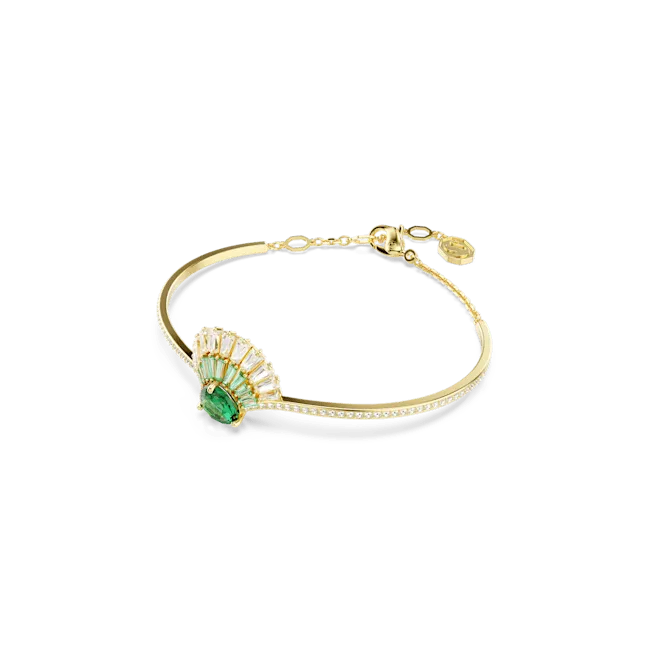 Swarovski Rings Swarovski Idyllia Bangle Mixed Cuts Shell Green GoldTone Plated Swarovski Rings Swarovski Idyllia Bangle Mixed Cuts Shell Green GoldTone Plated