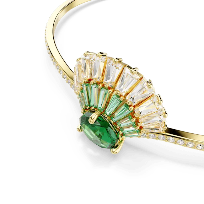 Swarovski Rings Swarovski Idyllia Bangle Mixed Cuts Shell Green GoldTone Plated Swarovski Rings Swarovski Idyllia Bangle Mixed Cuts Shell Green GoldTone Plated