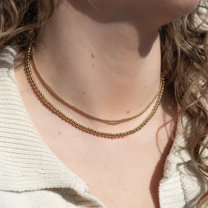 4mm Bead Necklace Suetables Necklaces