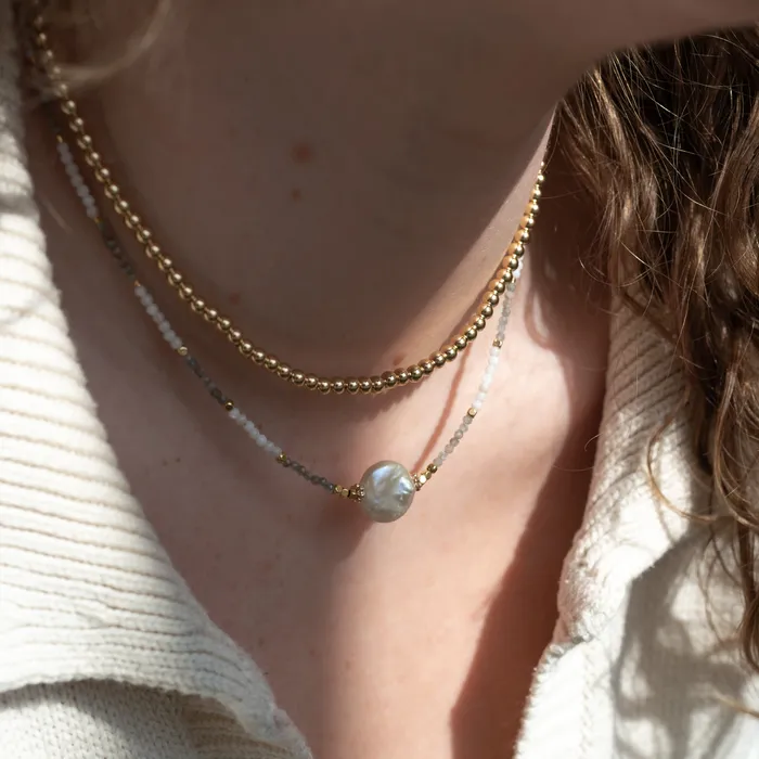 4mm Bead Necklace Suetables Necklaces