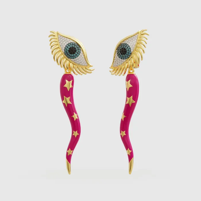 Earrings Naimah Italian Horn Earrings