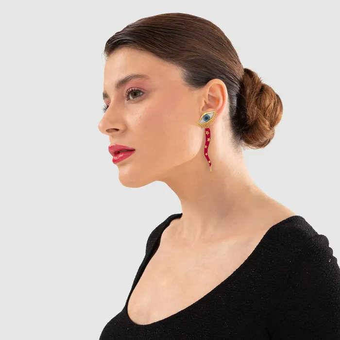 Earrings Naimah Italian Horn Earrings
