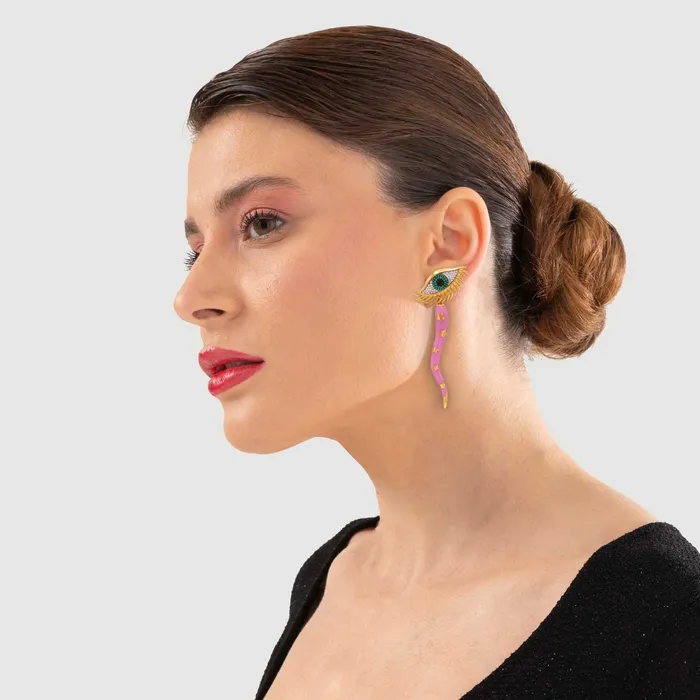 Earrings Naimah Italian Horn Earrings