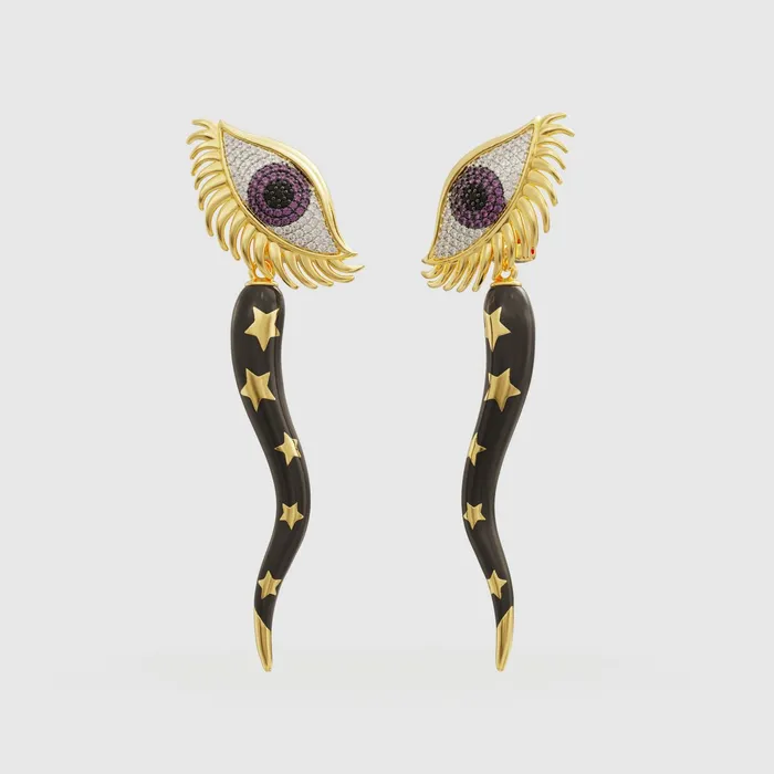 Earrings Naimah Italian Horn Earrings