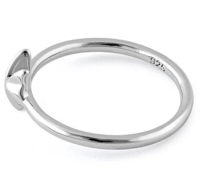 Fox 925 Sterling Silver Ring Captive Collars Rings