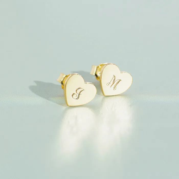 Heart Stud Earrings LOULOUROSE Earrings Heart Stud Earrings LOULOUROSE Earrings