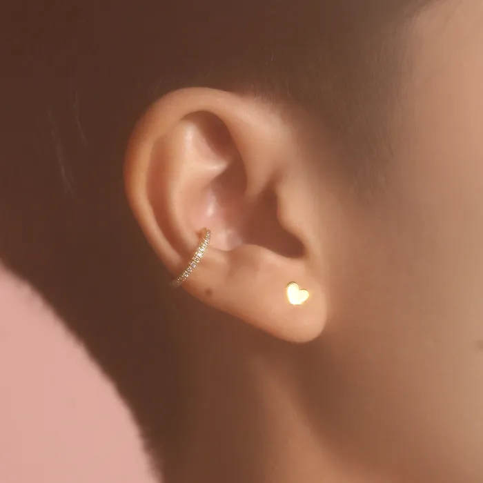 Heart Stud Earrings LOULOUROSE Earrings Heart Stud Earrings LOULOUROSE Earrings