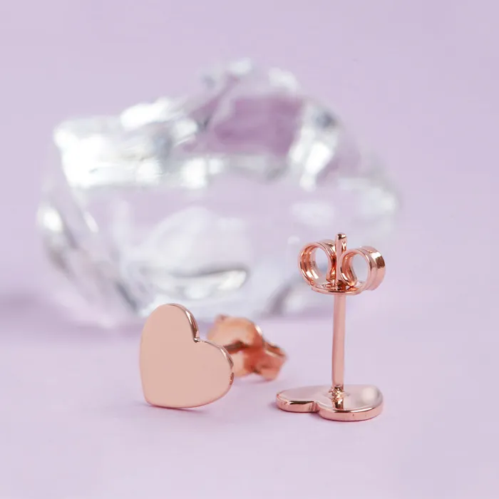 Heart Stud Earrings LOULOUROSE Earrings Heart Stud Earrings LOULOUROSE Earrings