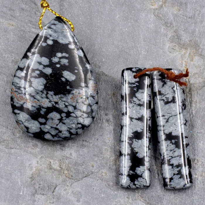 Intrinsic Trading Earrings Matching Set Gemstone Earring Pair with Pendant Snowflake Obsidian Teardrop Pendant Rectangle Earring Intrinsic Trading Earrings Matching Set Gemstone Earring Pair with Pendant Snowflake Obsidian Teardrop Pendant Rectangle Earring