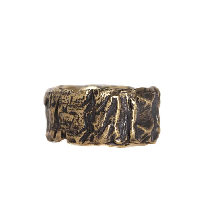 Rings JewelryLab LARGE BHVA RING BRASS