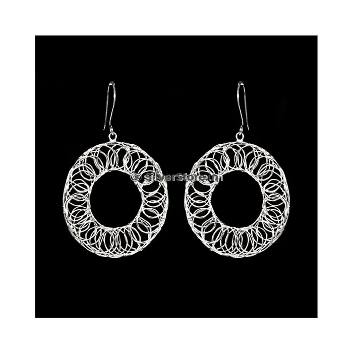 Rings Silver Round Earing silversrorein
