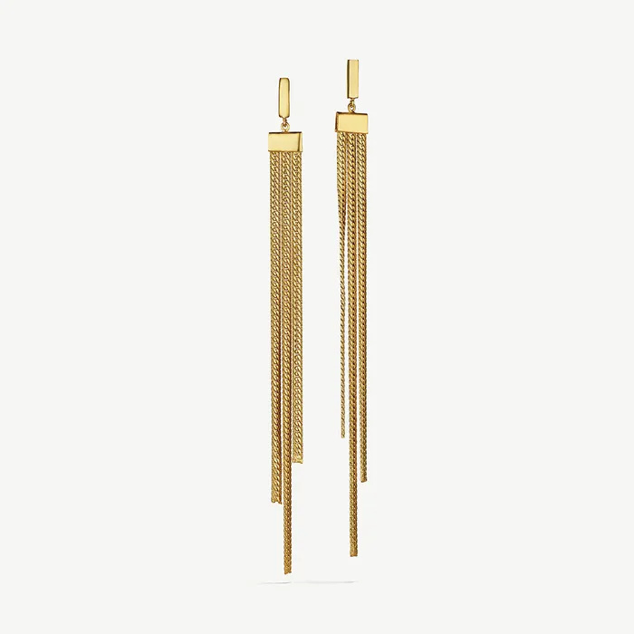 SOKO Earrings Safu Herringbone Drop Earrings