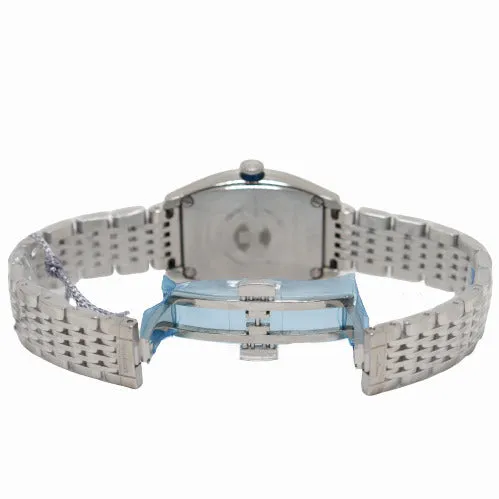 BRAND NEW Longines Ladies Evidenza Stainless Steel 26mm x 3060mm Silver Dial Watch Reference L21424706 Happy Jewelers Bracelets