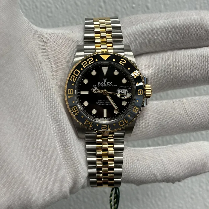 Happy Jewelers Watches Rolex GMTMaster II 40mm Black Dial Watch Ref 126713GRNR Happy Jewelers Watches Rolex GMTMaster II 40mm Black Dial Watch Ref 126713GRNR