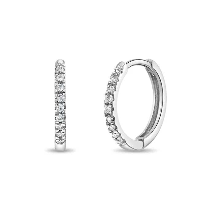 Kids Hoop Earrings Earrings 14k White Gold Clear CZ Encrusted 10mm Toddler Kids Girls Earrings Hoop Kids Hoop Earrings Earrings 14k White Gold Clear CZ Encrusted 10mm Toddler Kids Girls Earrings Hoop