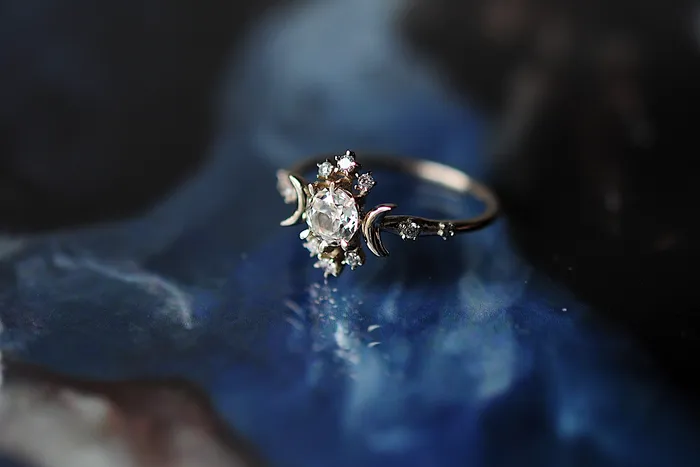 Rings Sofia Zakia Rosecut Diamond Wandering Star Ring