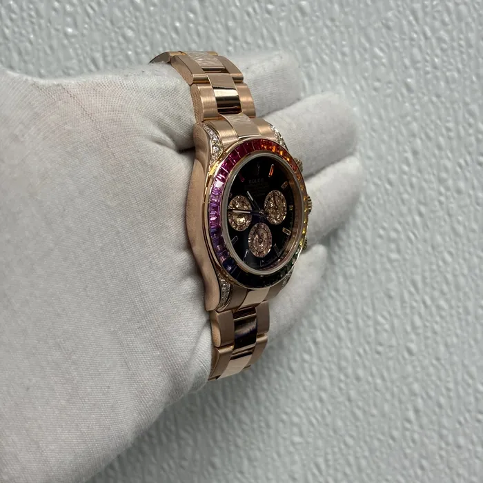 Rolex Daytona 40mm Black Dial Watch Ref 116505 Happy Jewelers Watches Rolex Daytona 40mm Black Dial Watch Ref 116505 Happy Jewelers Watches